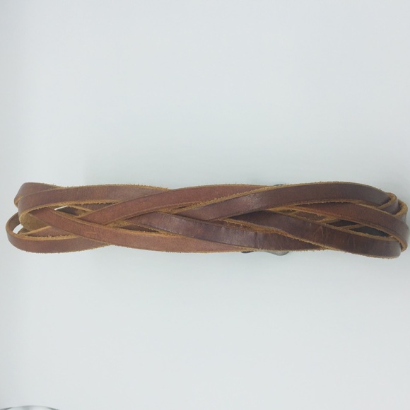 BOHO LUXE  FESTIVAL STYLE BRAIDED LEATHER BELT - Picture 3 of 8